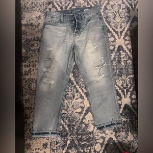 OLD NAVY
Sz 6
Wide leg distressed jeans